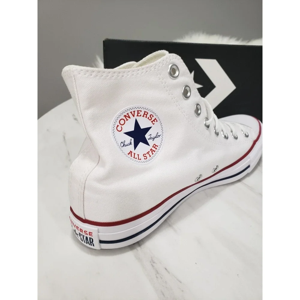 NEW Converse All Star Chuck Taylor White Sneakers MENS SIZE 8  / WOMENS SIZE 10 - Picture 2 of 5